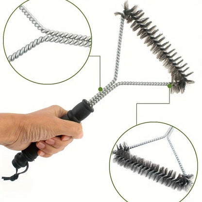 Barbecue Grill BBQ Brush Clean Tool Grill Accessories Stainless Steel Bristles Non-stick Cleaning Brushes Barbecue Accessories