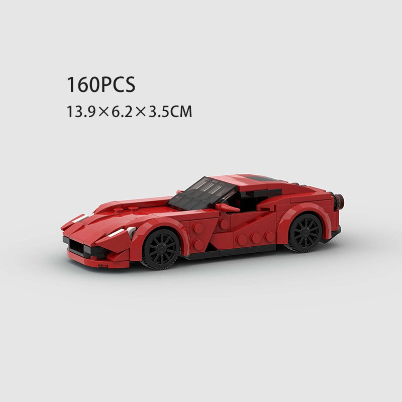 MOC Carro Esportivo de Corrida Veículo Cidade Speed Racer Modelo Técnico Blocos de Construção Tijolos Supercarro F1 Brinquedos Infantis Presentes para Meninos NSX