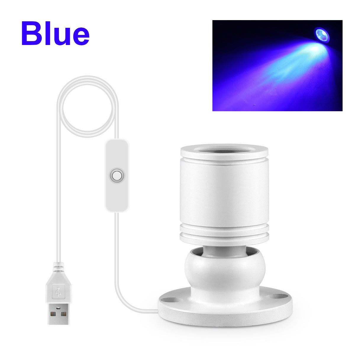 Colorful Led Spotlight USB 5V Mini Ceiling Spot 1W Showcase Pattern Showcase Light Room Decor