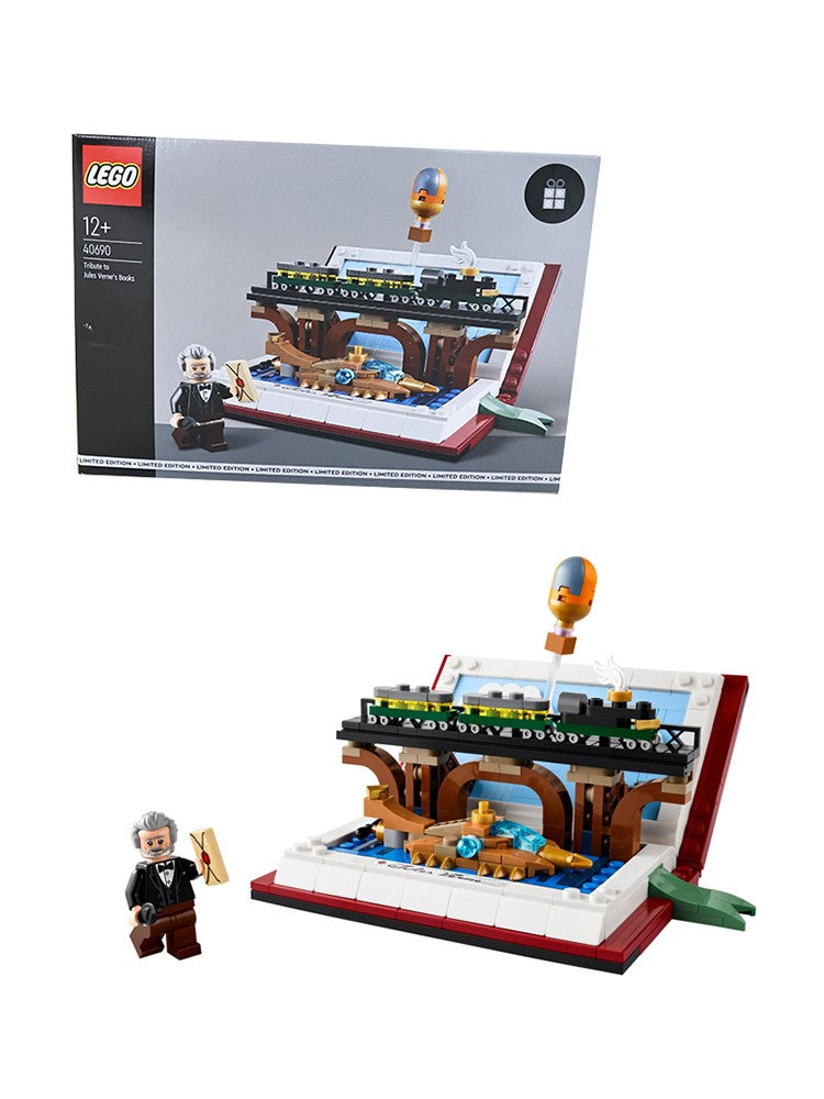 LEGO 40690 Tributo aos Livros de Júlio Verne,Creator Imagination Library