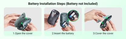 UGREEN Mouse 4000 DPI Wireless Mice 40db Silent Click For MacBook Pro M1 M2 iPad Tablet Computer Laptop PC 2.4G Wireless Mouse