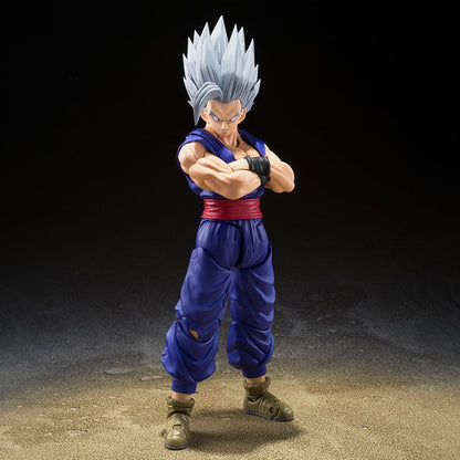 Shf Dragon Ball Son Gohan Besta Action Figure PVC Boneco Colecionável Articulado Anime 17cm Super Saiyajin Gohan Brinquedo Modelo de Presente