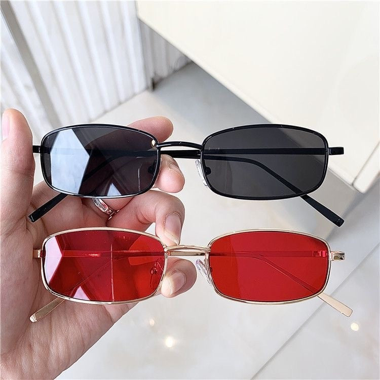 New Small Frame Rectangle Sunglasses Women's Brand Designer Square Sun Glasses Classic Men's Vintage Eyewear UV400 Gafas De Sol