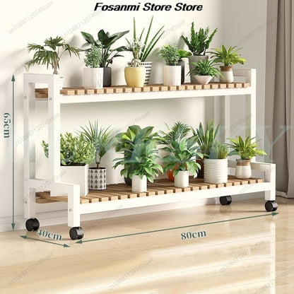 Floor-standing Plant Stand, Flower Stand, Flower Shelf, Planter Rack, Storage Organizer, Display  Garden, Balcony, 2, 3, 4Tier