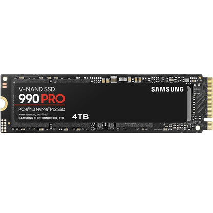 SSD SAMSUNG 990 PRO 4 TB PCIe 4.0 M.2 2280 Interno de Estado Sólido para Computação de Ponta Jogos Workstation de Uso Intenso