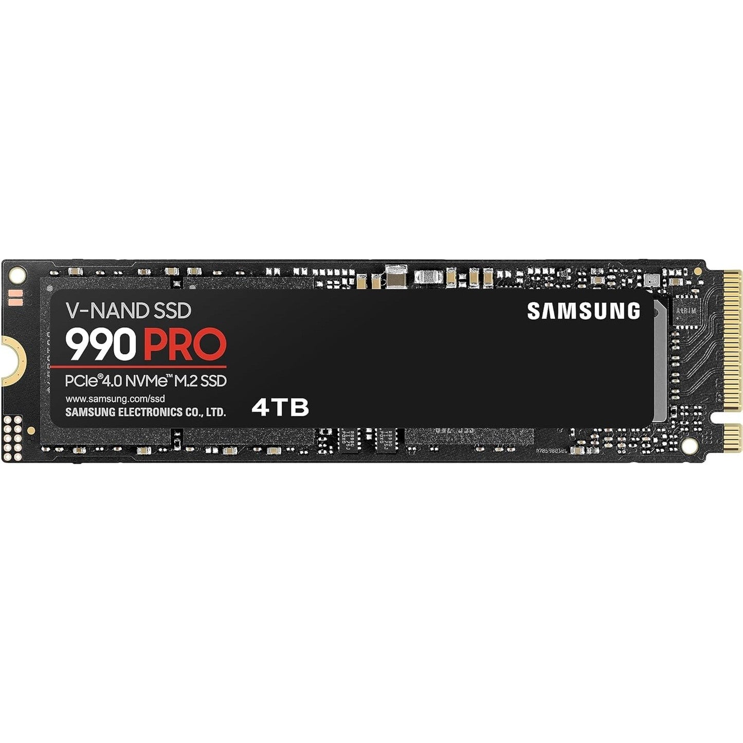 SSD SAMSUNG 990 PRO 4 TB PCIe 4.0 M.2 2280 Interno de Estado Sólido para Computação de Ponta Jogos Workstation de Uso Intenso