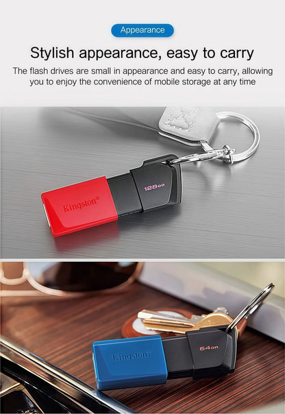 Kingston genuine USB flash drive, high-speed car dashcam, mobile phone/computer, student DIY