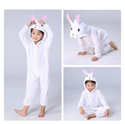 Chinese Zodiac Performance Costumes Children Animal Performance Costumes for Children Day Kindergarten Tiger Rabbit Monkey Dog