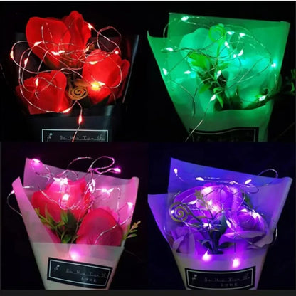 20PCS Wholesale 3/2/1m LED String Lights Copper Silver Wire Garland Light Fairy Lights Christmas Wedding Party Room Decoration