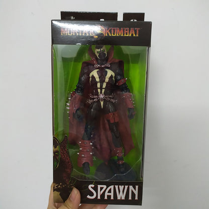Boneco Spawn Mortal Kombat Action Figure MF Brinquedos Coleção Figurals Modelo Presente de Aniversário