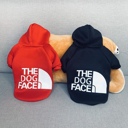 Casaco com Capuz para Animais de Estimação Moletom Macacão de Cachorro Roupa Outono Inverno Quente Cão Grande Pequeno Corgi Border Collie Fadou