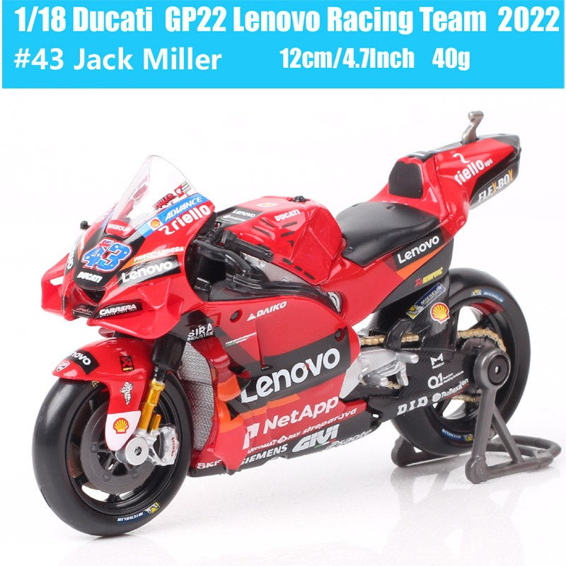 1/18 Maisto KTM RC16 Redbull Ducati GP21 GP22 GP23 GASGAS Honda RC213V Repsol Yamaha YZR-M1GP Moto Modelo de Corrida