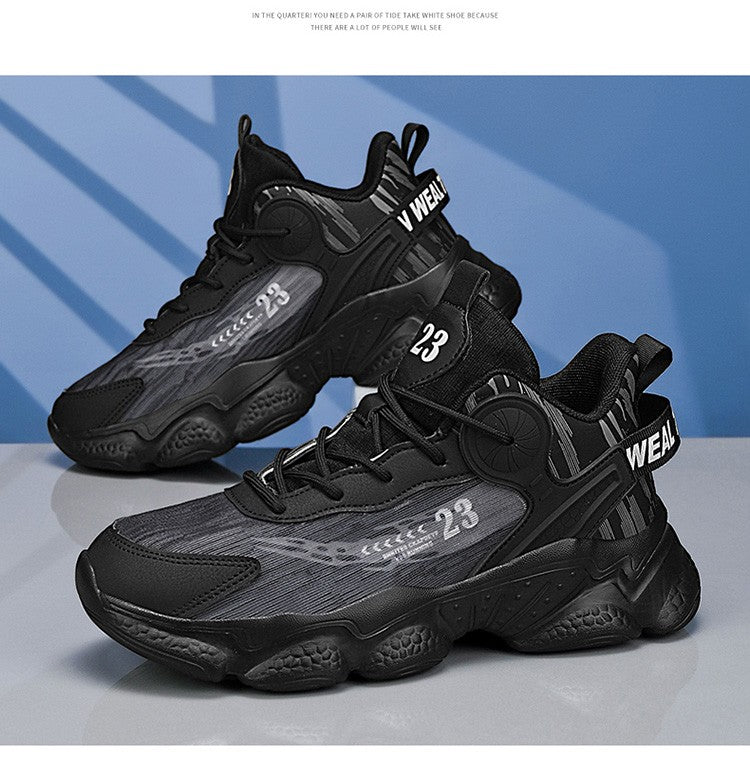 Man Increase the size Casual and fashionable shoes Anti-slip Wear-resistant Trend Sports shoes Lightweight Comfort Running shoes