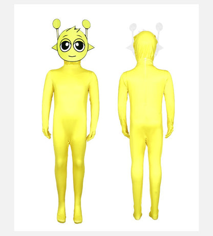 In-Stock Sprunki Incredibox Cosplay Costume - Halloween Stage Performance Bodysuit