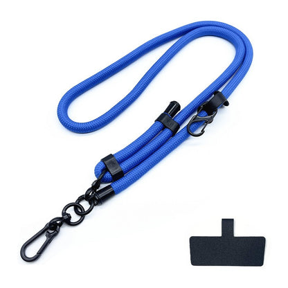 Cordão de Telefone Ajustável 1 Cm de Diâmetro Capa Universal Externa Transversal Ombro Cartão Corda de Pescoço Clipe Alça de Pulso Anti-perda