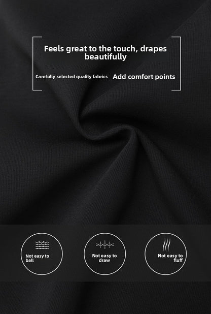 High Waist Straight Leg Pants Women's Fleece Lined Elastic Casual Mom Pants Spring Autumn Winter Polyester Fiber Harlan Pants