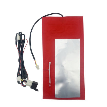 Kit de aquecimento de assento de motocicleta com almofada de aquecimento universal à prova d'água, interruptor de controle circular para motocicleta