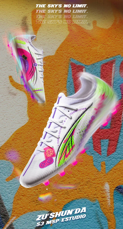 Soccer Shoes Men's Football Field Boots Grass Training Society Sports Soccer Cleats Without ShoeLaces Crampons De Football