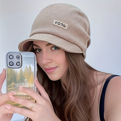 Autumn Winter Women Fisherman Hat New Fashion Outdoor Casual Peaked Cap Suitable for Giving Girlfriends Christmas Holiday Gifts