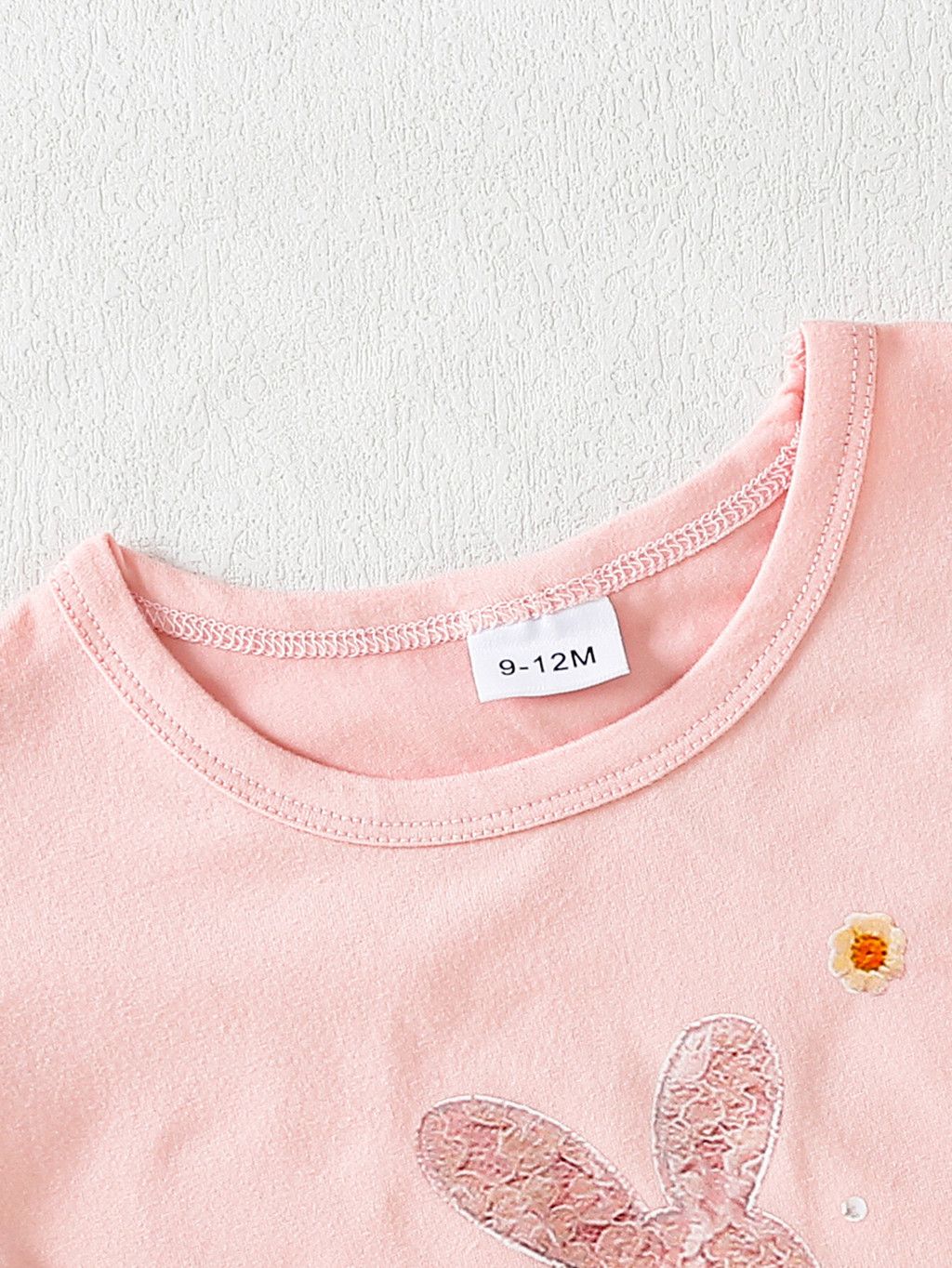 Clothes Set for 0-3Years Baby Girl Cute Cartoon Pattern Bow Short Sleeve Top + Denim Shorts Summer Costume for Toddler Girl