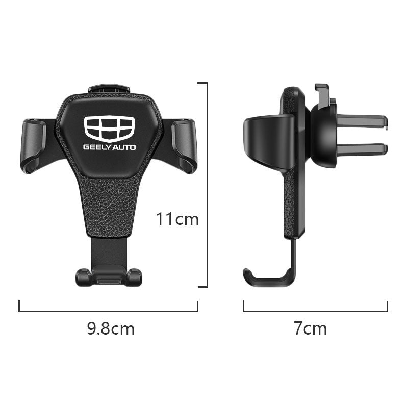 Gravity ABS Vehicle GPS Mobile Phone Holder Car Accessories For Geely Coolray Geometry C GX3 Emgrand EC7 LC Panda Tugella