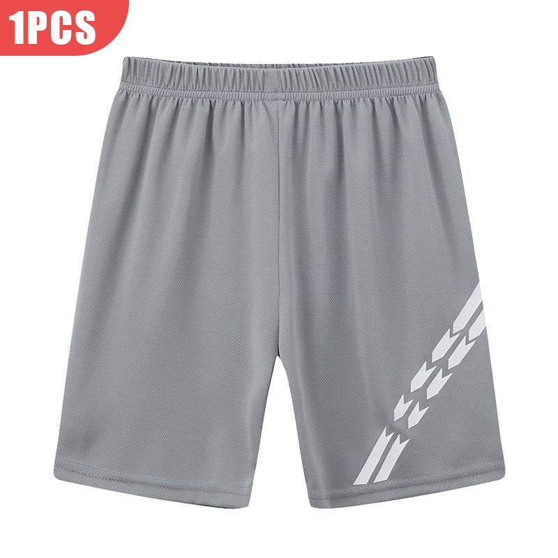 1/4 Piece Children's Fashion Printing Quick-drying Breathable Shorts Boy Running Basketball Football Joker 5 Pants Student Beach