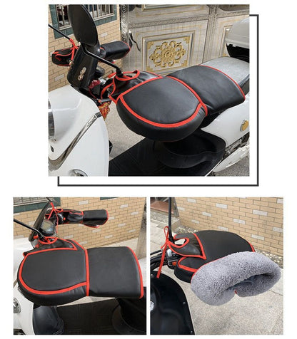 Luvas de Proteção para Guidão de Motocicleta Scooter Grosso Quente Protetor de Mão À Prova de Chuva para o Inverno Térmica