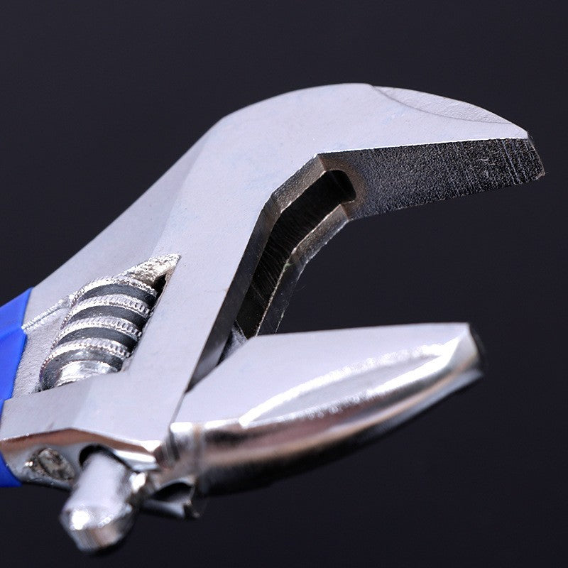 Chave Inglesa de Cabo Curto de 8" com Abertura de Mandíbula de 55 mm para Encanamento, Reparo Automotivo e Manutenção Doméstica