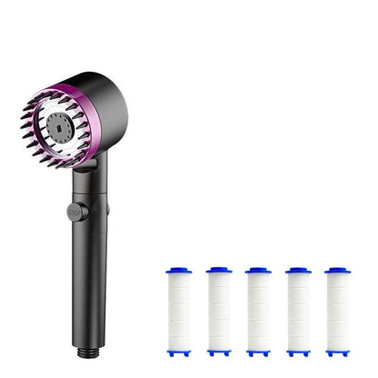 Shower head Shower Filter with Four Modes Bathroom Accessories Head Massage Shower Accessories Shower Knobs Home Furnishings