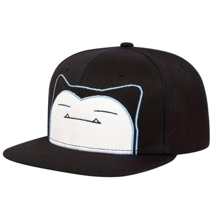 Pokemon Kawaii Anime Figures Pikachu Squirtle Bulbasaur Snorlax Mew Snorlax Adjustable Cosplay Hip Hop Baseball Cap Cartoon Hats