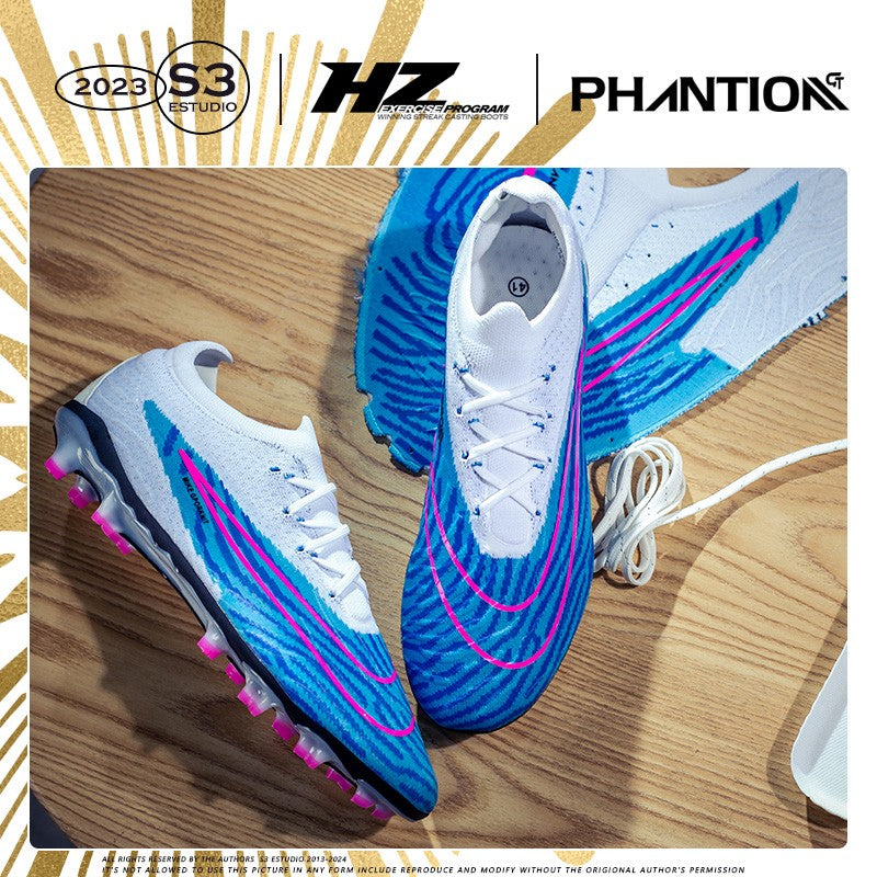 High Quality Ultralight Men ‘s Soccer Shoes Non-Slip Turf Soccer Cleats Kids TF/FG Training Football Boots Chuteira Campo