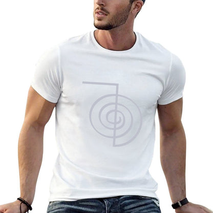 Cho-Ku-Rei Reiki Meditation T-Shirt t shirts for man pack cotton t shirt man plain t shirt men 100% cotton luxury brand T-Shirt