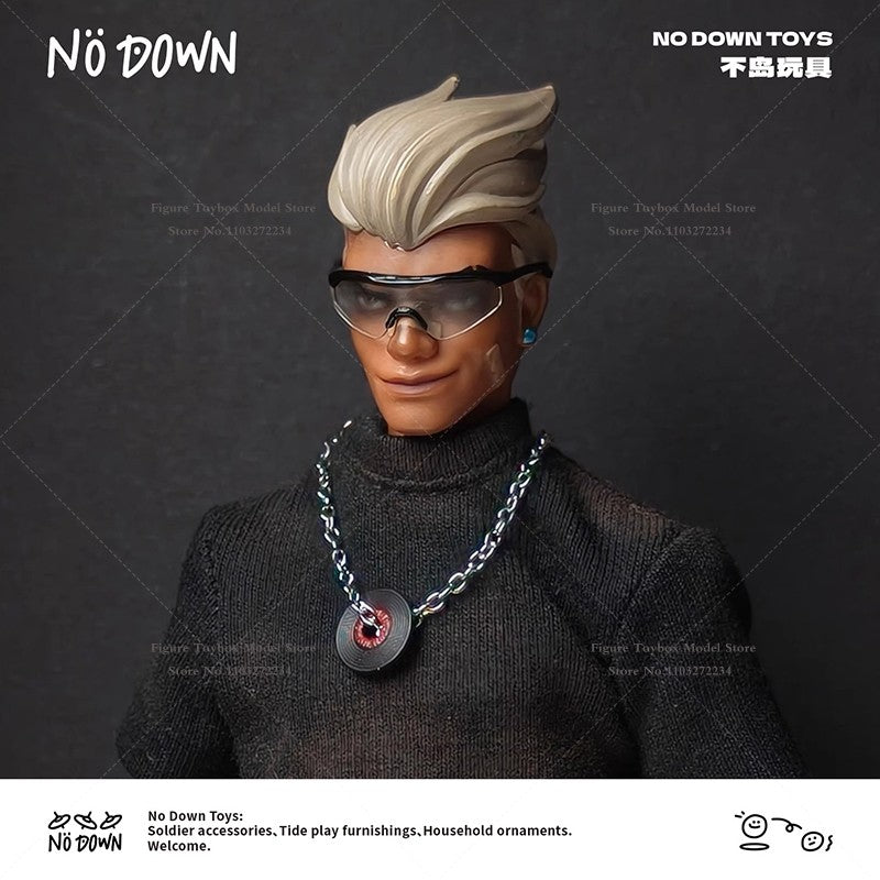 Brinquedos No Down Escala 1/12 Boneco Soldado Homem Jason Casey Jones Cosplay Mini Máscara Modelo Acessório de Cena Para Decoração DIY de Bonecas de 6 polegadas