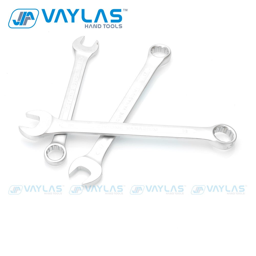 Chave Combinada de Boca e Estrela de 6-32mm Aço Cromo Vanádio Chave Combinada com Anel Aberto Ferramentas Manuais para Conserto Doméstico de Carros Chaves para Uso Doméstico