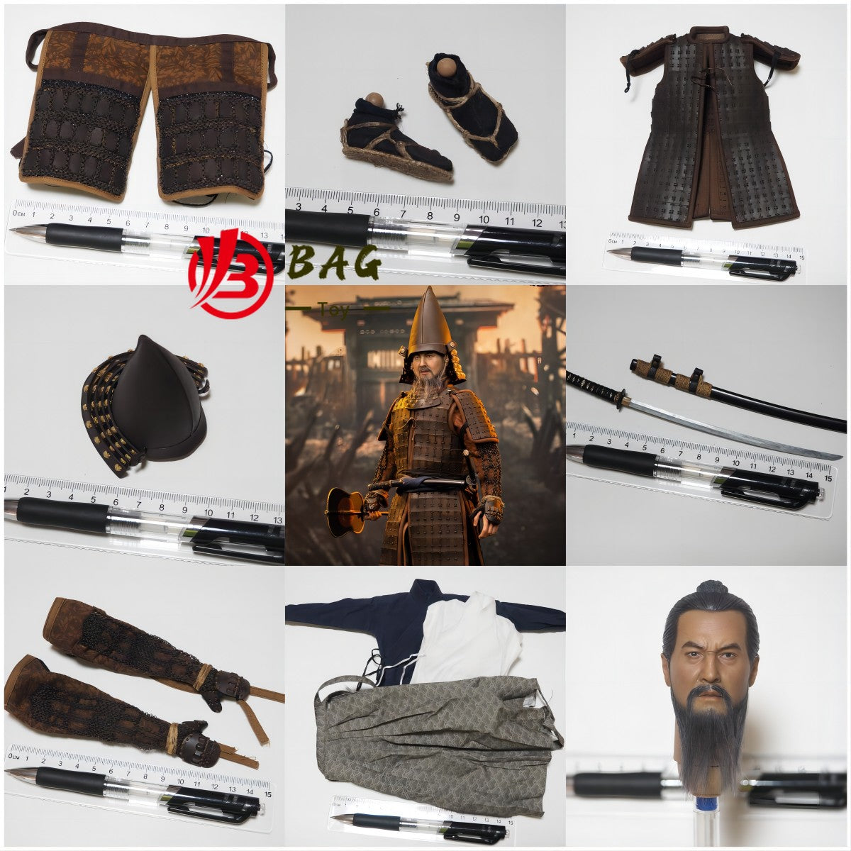1/6 Bonecos de ação modelo POPTOYS EX046 Samurai japonês Período dos Reinos Combatentes O Último Samurai Peças de reposição novas