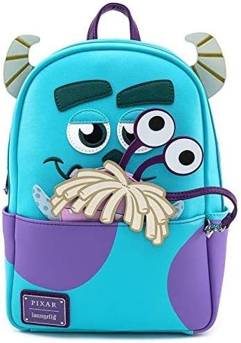 Loungefly Pixar Toy Story Moments Procurando Monstros Universidade Jogos de Susto Mini Mochila Coco Ernesto Cosplay Mochila