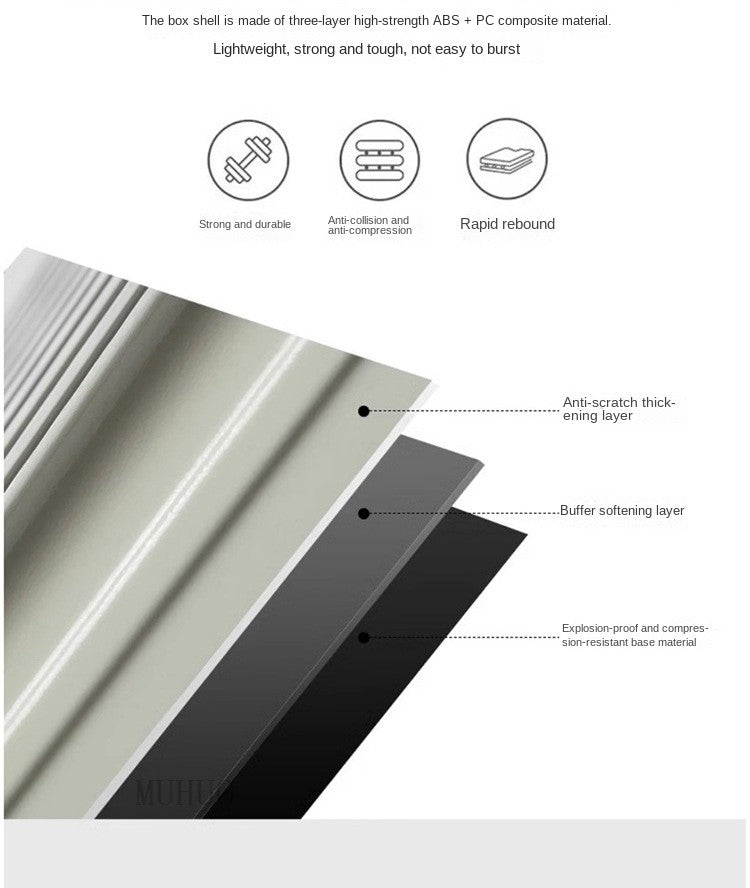 Aluminium Frame Suitcase Front Opening Cabin Luggage with USB Cup Holder Female Trolley Case Male Brake Wheel Travel Suitcase