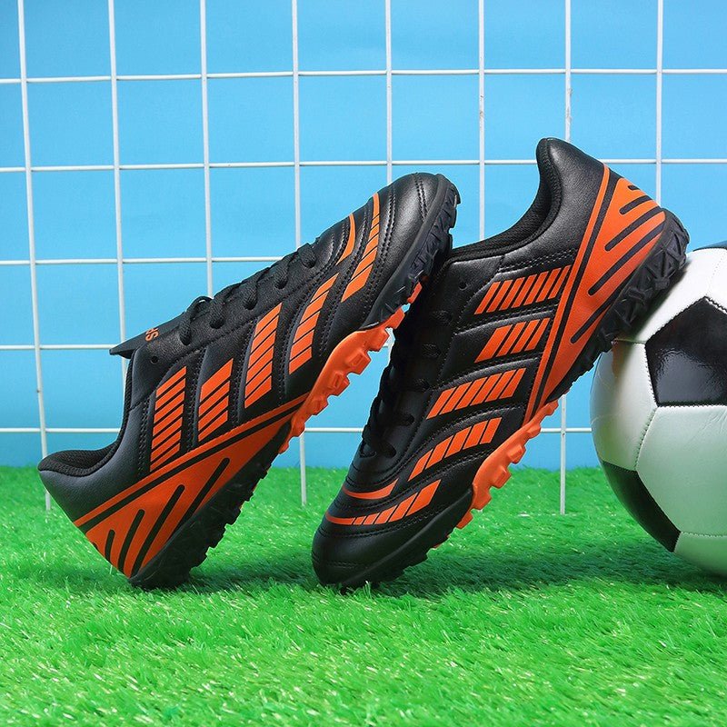 Unisex Youth Soccer Cleats Lightweight High Top FG FT Football Shoes Enhanced Traction Comfortable Match Training for Boys Girls