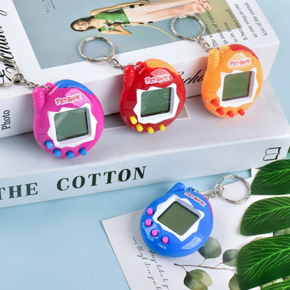 6-48PCS Virtual Pet Keychain Digital Pet Electronic Handheld Game Video Game Party Birthday Nostalgic 90s