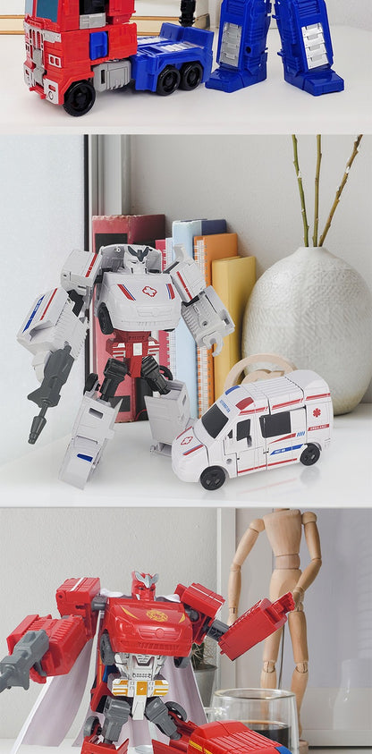 WEIJIANG NOVO 20CM Transformação Anime Boneco de Ação Brinquedos de Filme Plástico ABS Robô Carro Avião Tanque Legal Modelo Presente para Meninos