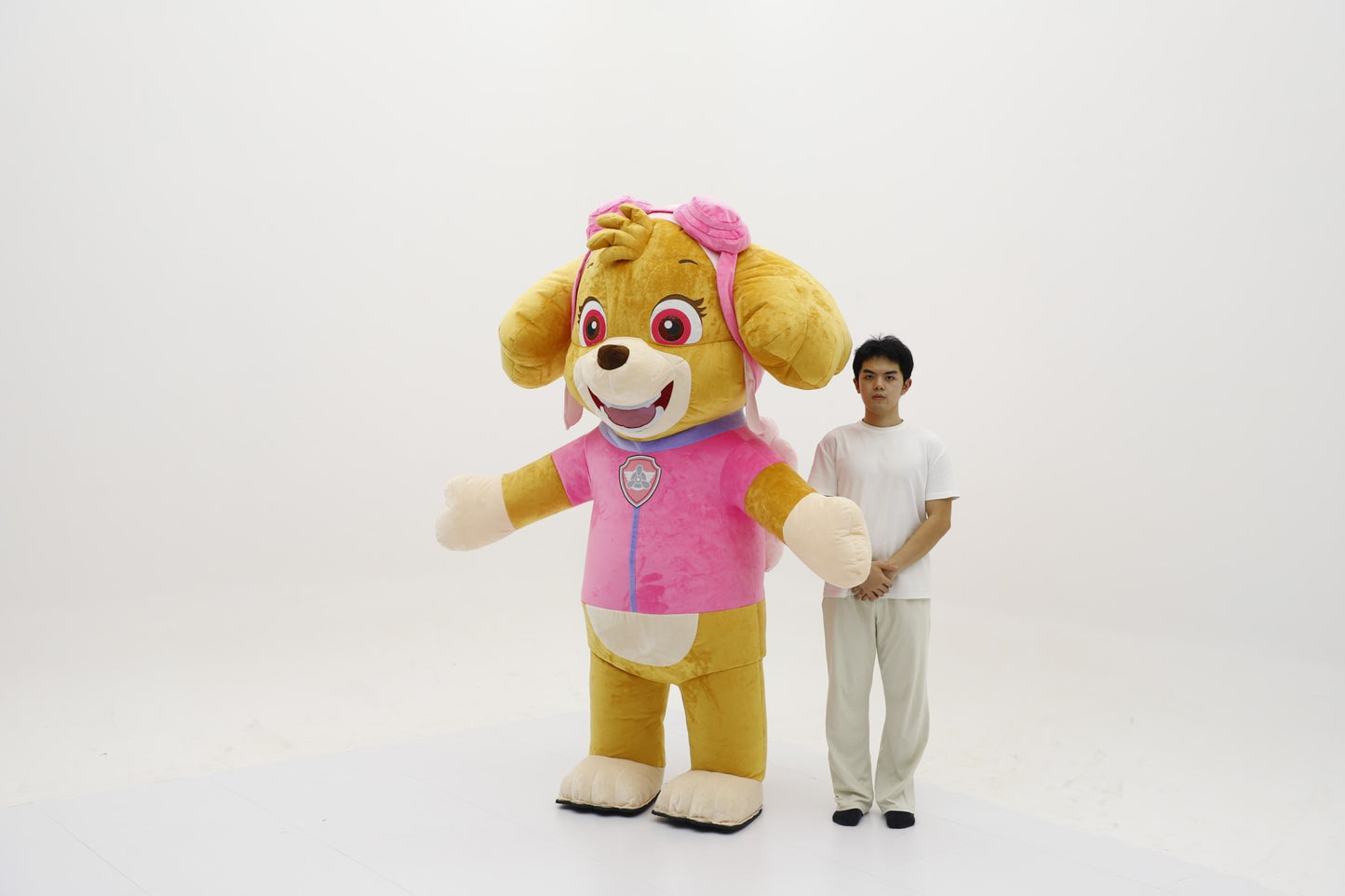 SAYGO Cartoon Dog Inflatable Costume Mascot Adult Character Cosplay Animal Birthday Halloween Party Event Set