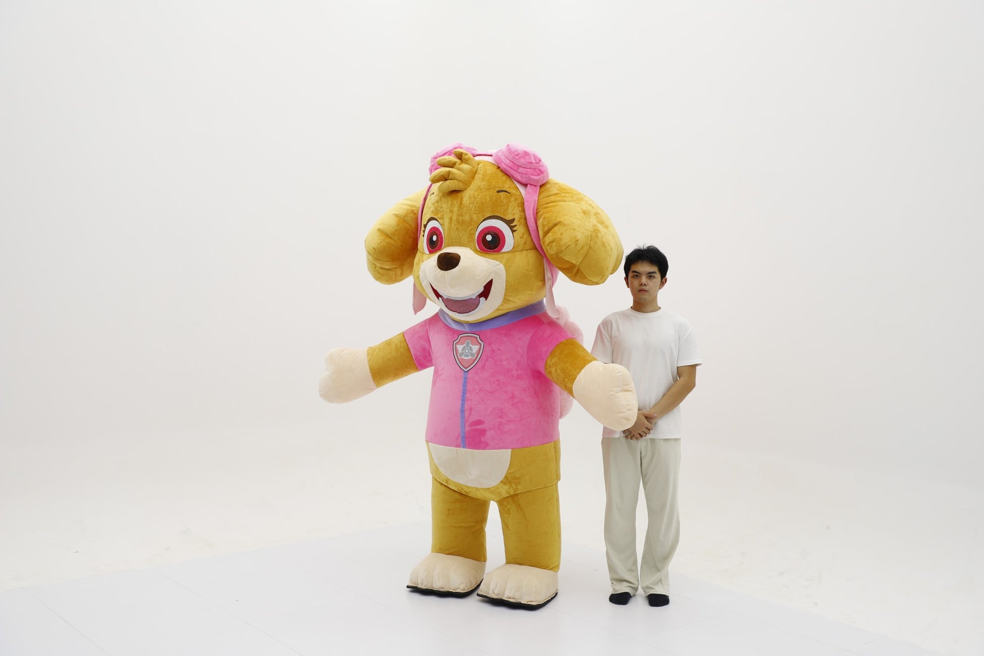 SAYGO Cartoon Dog Inflatable Costume Mascot Adult Character Cosplay Animal Birthday Halloween Party Event Set