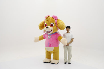 SAYGO Cartoon Dog Inflatable Costume Mascot Adult Character Cosplay Animal Birthday Halloween Party Event Set