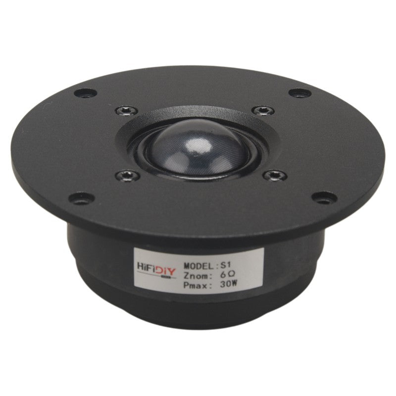 Alto-falante Tweeter Hifi S1 de 4 polegadas, Unidade de Alto-falante com diafragma de seda transparente, 6OHM 30W, Home Film, Agudos, 94/100/104/110/116/120