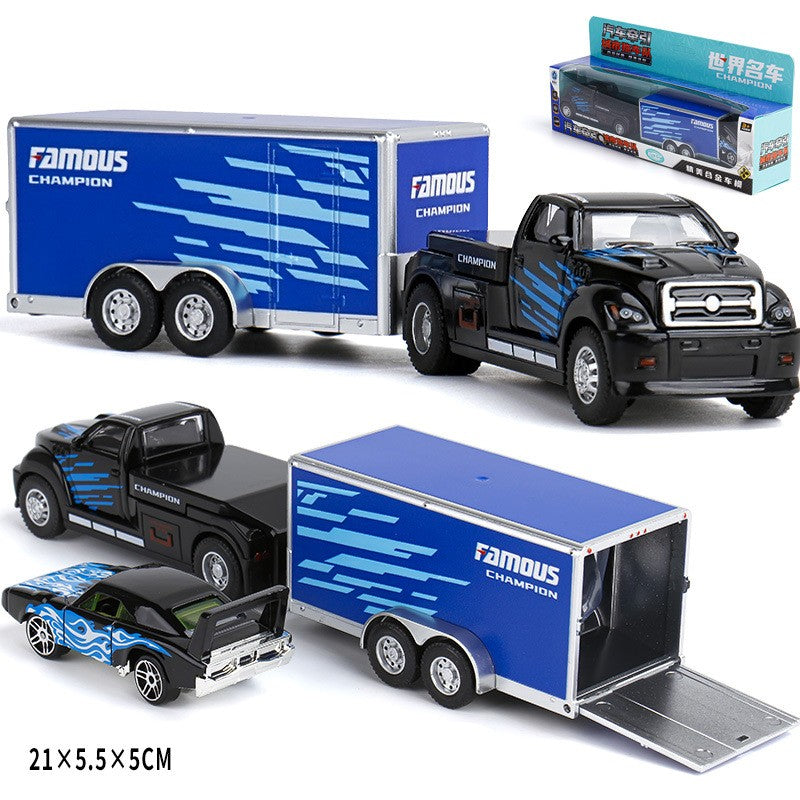 Caminhão Scania Contêiner 1:64 Caminhão Contêiner Americano Liga de Metal Diecast Modelo de Carro Veículos em Miniatura Colecionáveis Hobby Presente