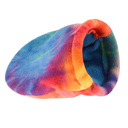 Saco de Dormir para Porquinho da Índia, Casa de Estimação Pequena, Ninho de Pelúcia Colorido e Confortável, Saco de Dormir para Pássaros Pequenos e Pequenos Animais