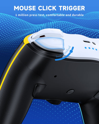 For Nintendo Switch 1 2 Joycon Controller Wireless RGB 9Axis Joypad,Gamepad Dual Shock Turbo/Marco Programable Game Pad Joystick