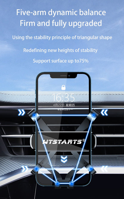Car Phone Holder Mobile Mount Stand For Mercedes-Benz A Class W177 2019-2022 Adjustable GPS Special Navigation Bracket Accessori