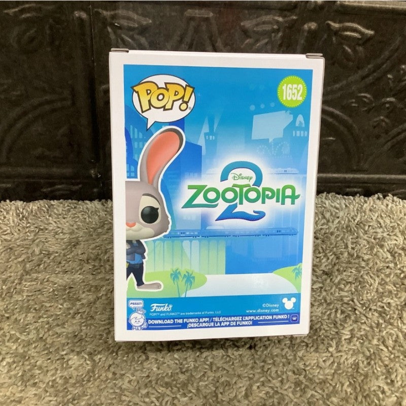 Funko Pop Oficial Genuíno Zootopia Boneco de Ação Modelo Boneco de Ação Judy Hopps Nick Wilde 1652 1653 Bonecos de Vinil