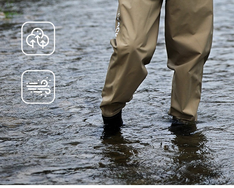 Calça de Pesca Profissional de Nylon Ultraleve, à Prova de Vento, para Inverno, à Prova D'Água, Calça de Pesca de Cintura Única